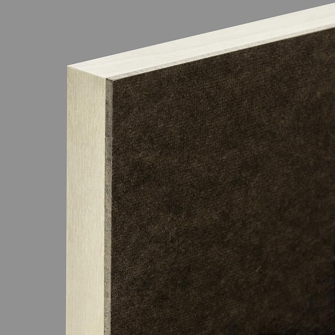 Ampersand Art Supply Hardboard Wood Painting Panel: Museum Series Hardbord, 8" x 10", 3/4 Inch Cradled Profile