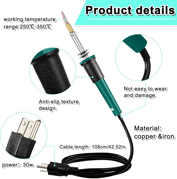 Honoson 19 Pcs Electric Hot Knife Cutting Tool with 14 Blades, Green