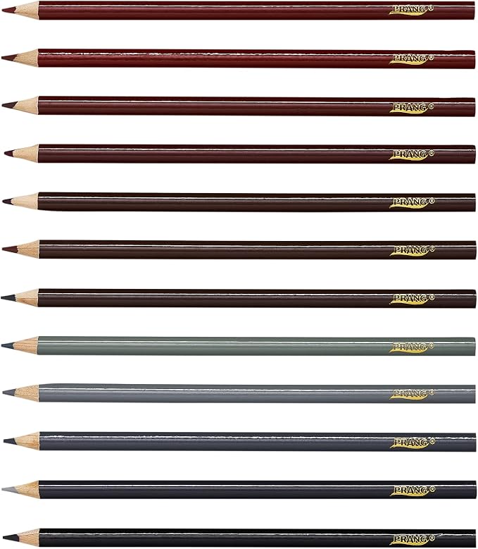 Prang Thick Core Colored Pencils, Assorted Colors, 3.3 mm core, 72 Count