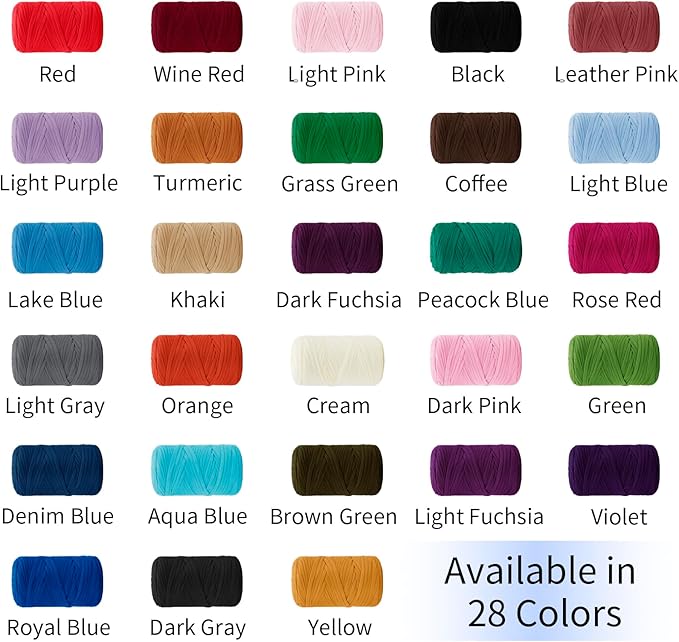 JeogYong T-Shirt Yarn, 400g/131 Yards Elastic Fabric Crochet Cloth T Shirt Yarn, Thick Hand Knitting Polyester Fabric Ribbon for Crocheting Bags/Baskets/Rugs, Home Decor, DIY Crafts (Light Purple)