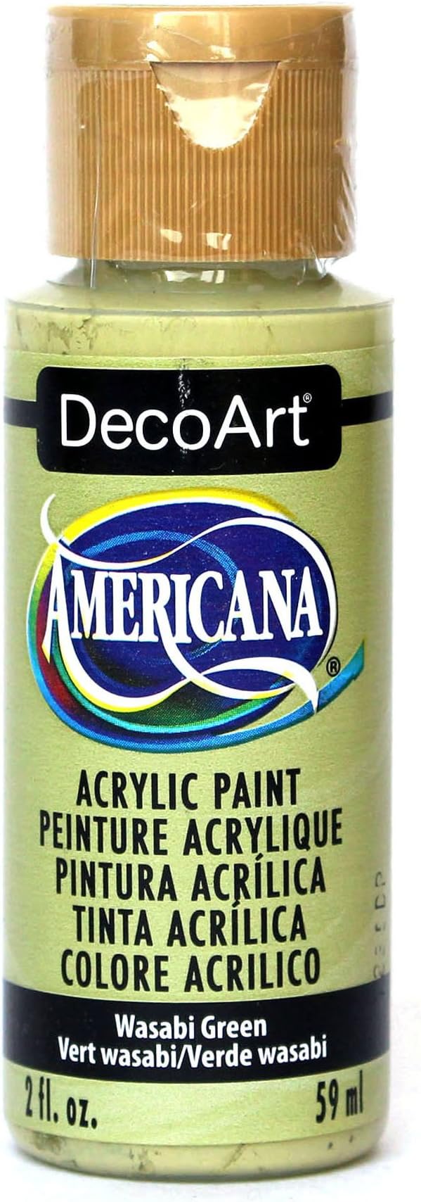 DecoArt Americana Acrylic Paint, 2-Ounce, Wasabi Green