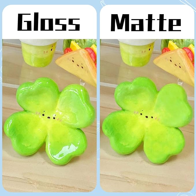 100ml Air Dry Clay Glaze, Protect Clay Surfaces,Delivers Gloss Glaze Effect | Gloss Glaze, Air Dry Clay Varnish, Waterproof, Dustproof, Prevents Clay Scratches & Wear