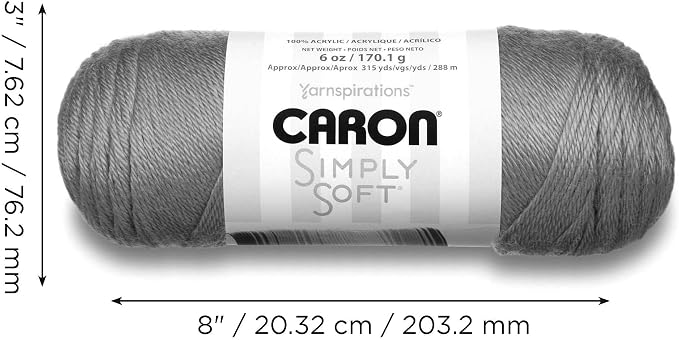 Caron Simply Soft Brites Acrylic Yarn for Crocheting, Blue Mint, 3-Pack | #4 Worsted Yarn, 100% Acrylic, Soft Acrylic Yarn for Crocheting, Knitting, Garments & DIY Projects, 315yd, 170g/6oz per skein