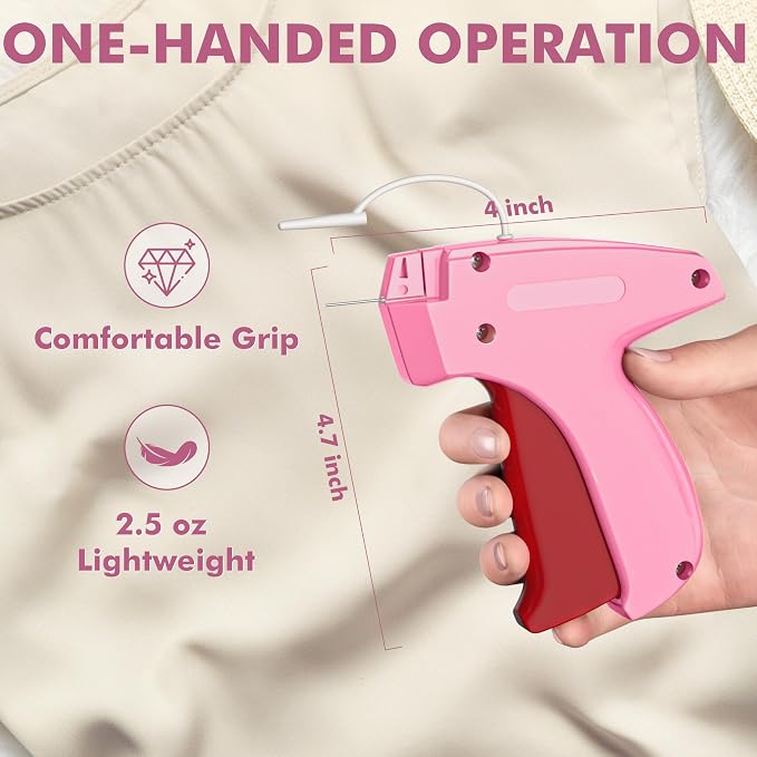 Stitch Gun for Clothes, Tagging Gun, Quick Clothing Fixer, Rose