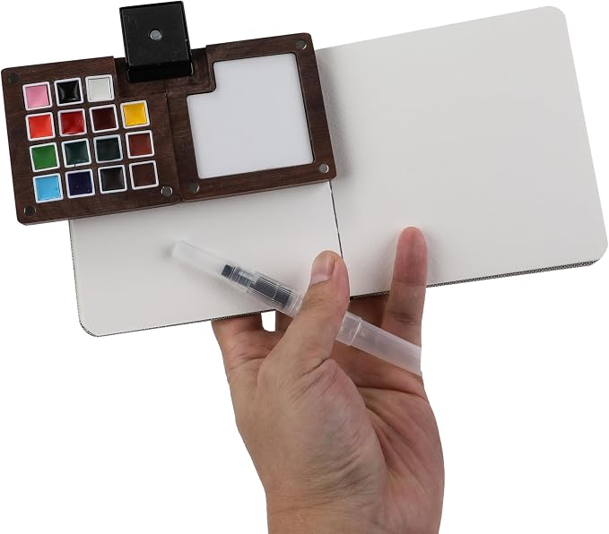 Mini Watercolor Paint Set Portable Pocket Paint kit for Artists Lovers