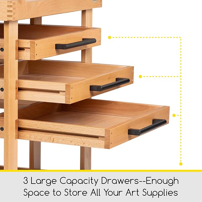 MEEDEN Art Supplies Storage Cart: 5-Tier Utility Rolling Cart