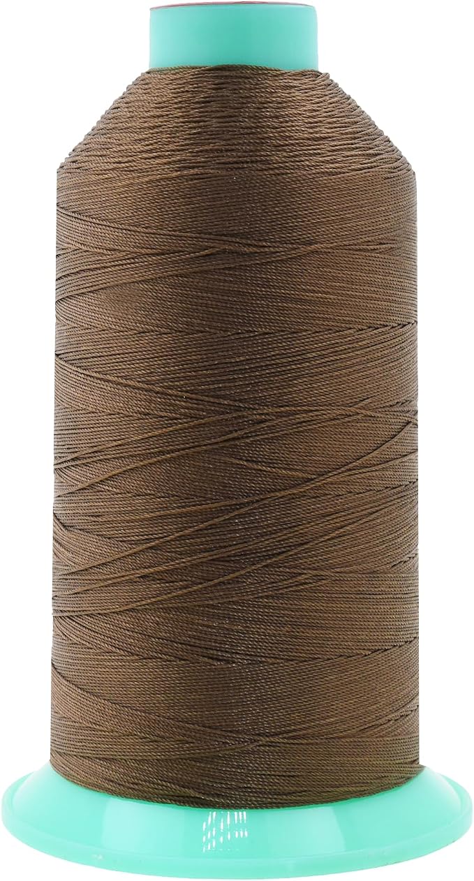 Mandala Crafts Size 138 420D T135 Coyote Brown Bonded Nylon Thread 1250 YDs