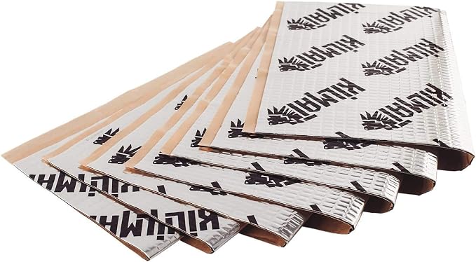 KILMAT 50 mil 25 sqft Car Sound Deadening Mat, Butyl Automotive Sound Deadener, Audio Noise Insulation and dampening