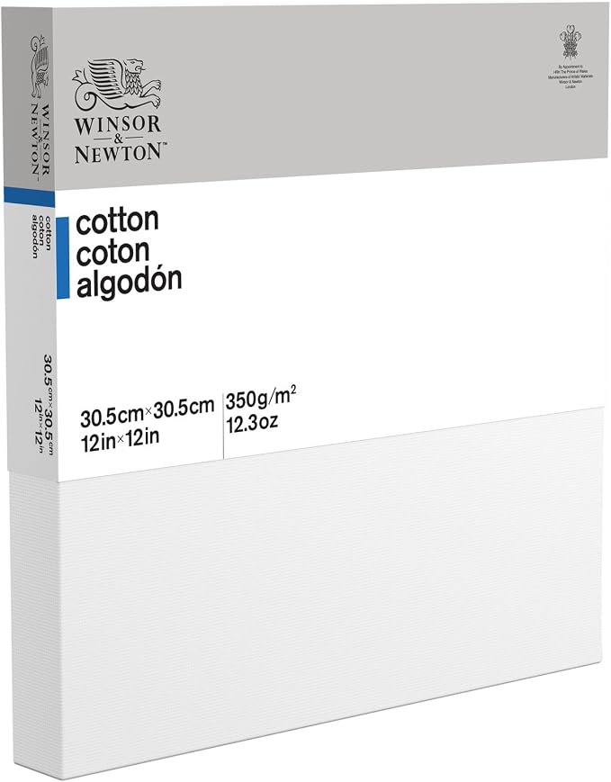 Winsor & Newton Classic Cotton Canvas, 12" x 12" Deep Edge