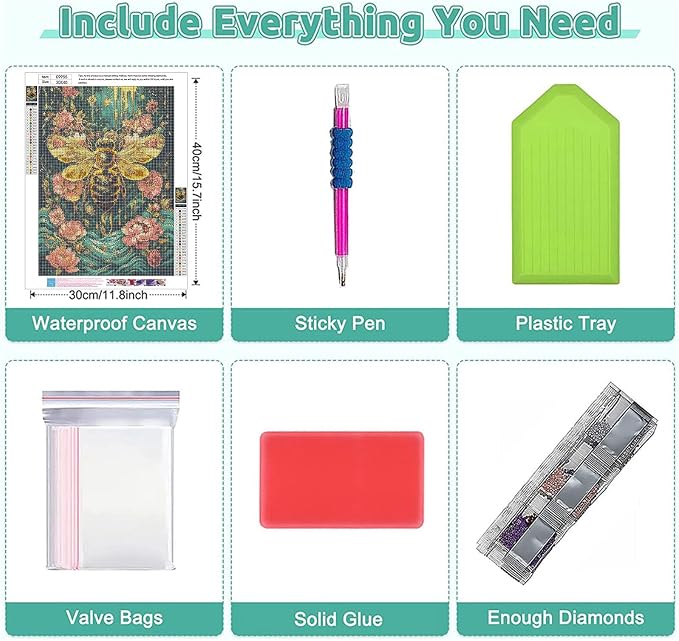Bee Diamond Painting Kits for Adults - Diamond Art Kits for Adults Bee