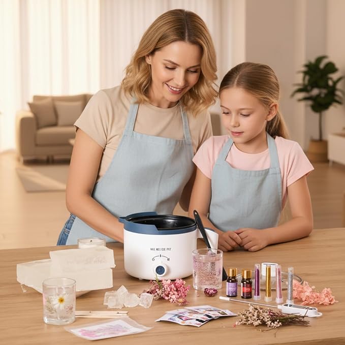 DIY Jelly Wax Candle Making Clear Kit for Adults with Jars