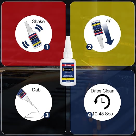 Craft Glue, Model Adhesive for Crafts, Model, Toy, Ceramic, Stone, Glass, Jewelry and DIY (Craft Glue)