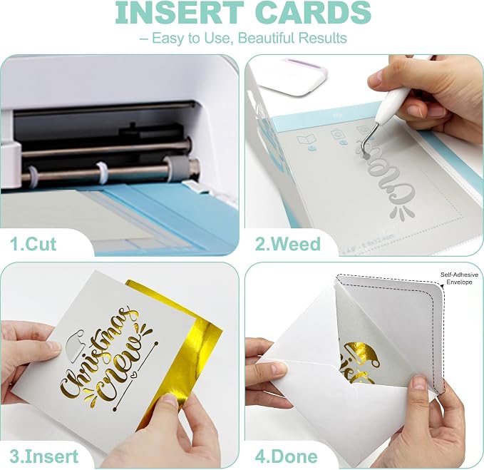 Convend 101-Piece Accessories Kit for Joy Xtra with HTV and Card Supplies