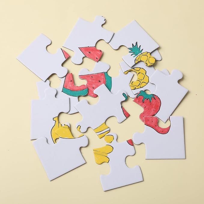 Mr. Pen- Blank Puzzle, 10 Pack, 12 Pieces/Pack, 5.5" x 8.1"