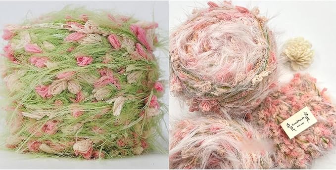 Artisanal Yarn Fancy Yarn Multifiber Blended Yarn Novelty Colorful Soft