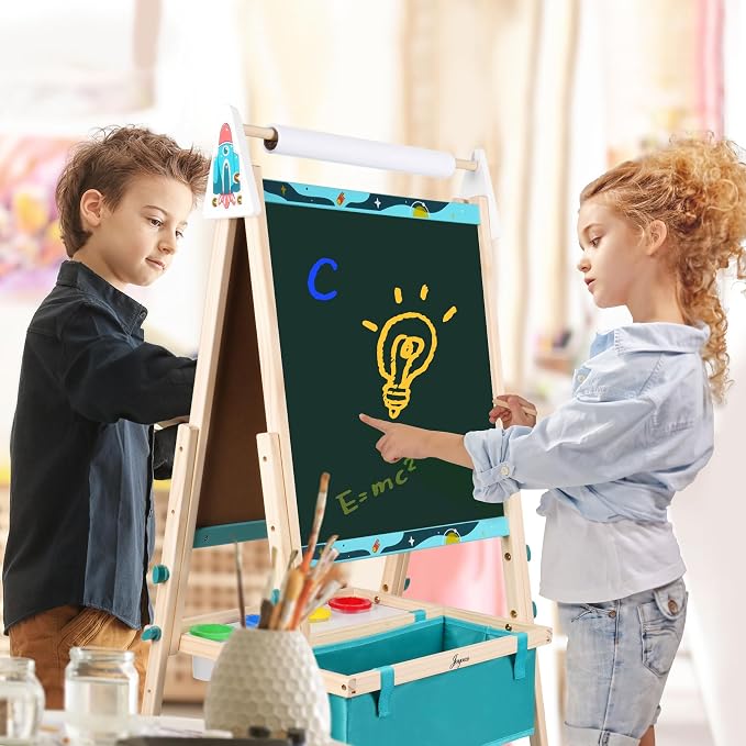 Joyooss Art Easel for Kids Easel for Toddler with Paper roll