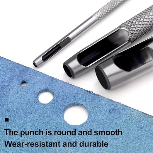 Veroave Hole Punch-Leather Hole Punch Set, 15 Sizes-1mm to 11mm