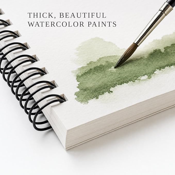 Beautiful Watercolor Book for Beginners - 10 National Park Designs | Guided Watercolor Painting Workbook on Quality Paper - Relaxing Activity Book for Adults and a Perfect Art Gift for Women