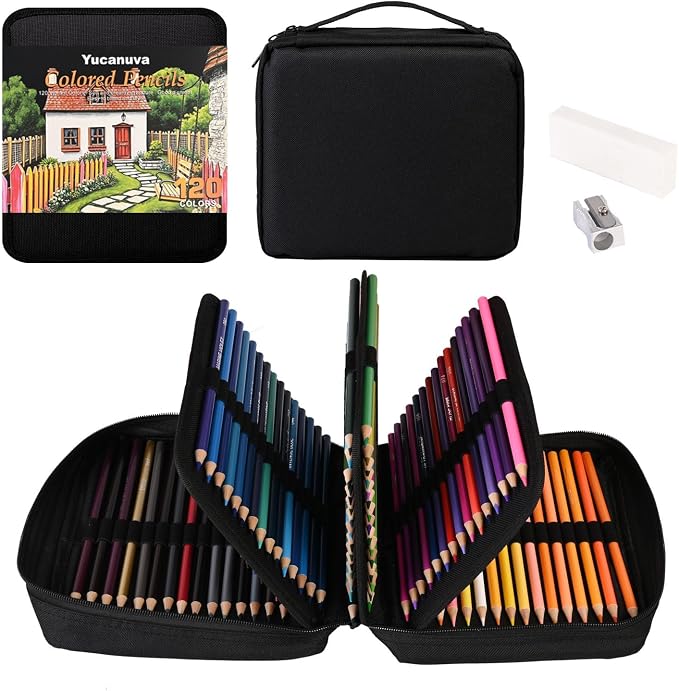120 Colored Pencils for Adult Coloring Books,Perfect for Coloring