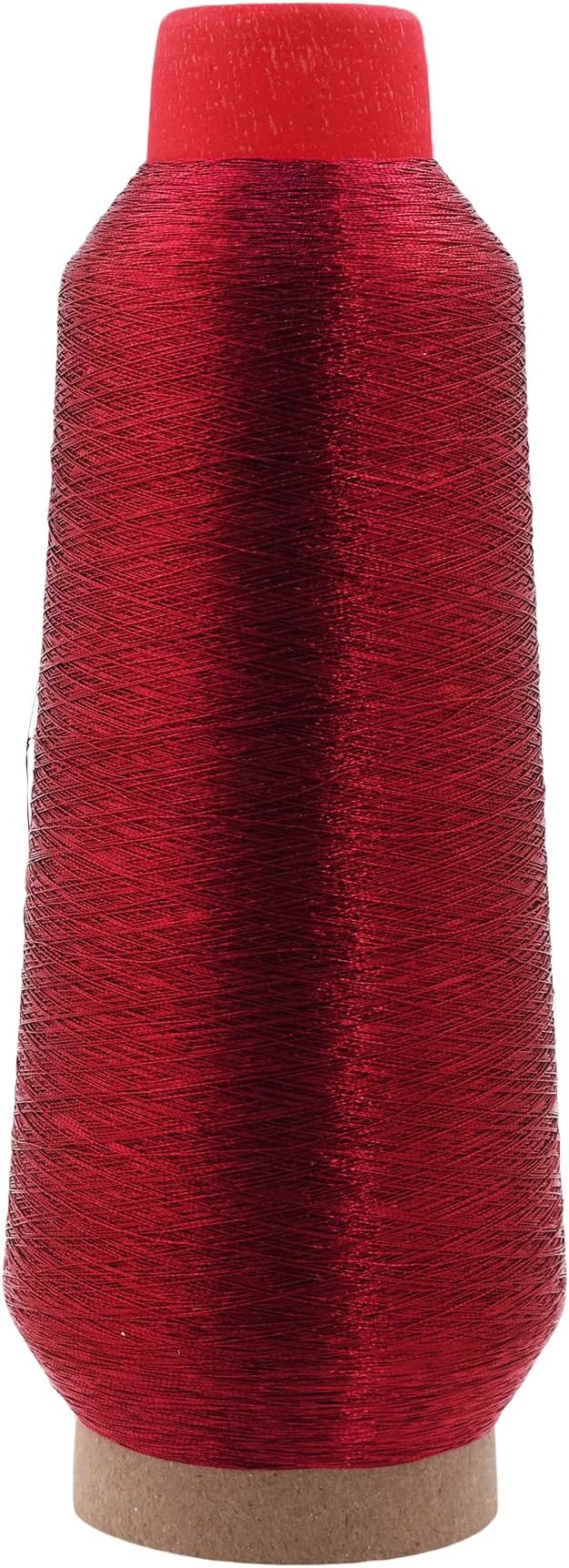 Mandala Crafts Metallic Burgundy Embroidery Floss for Sewing, 3281 Yard Spool