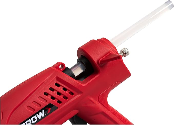 Arrow Fastener 300-Watt Heavy Duty Professional Electric Hot Melt Glue Gun for Crafts, Construction, and Wood, Clear