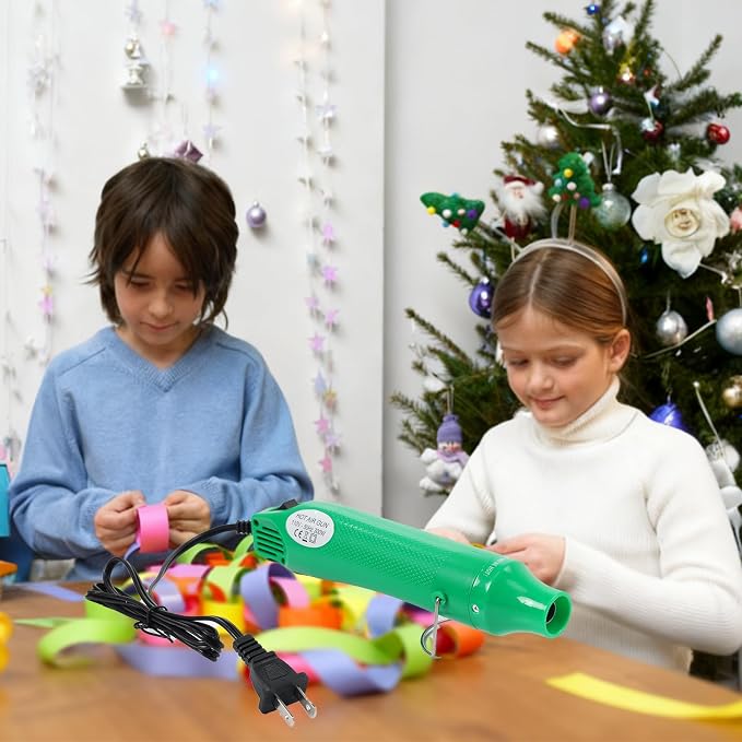 Heat Gun 300w, Handed Hot Air Gun for Crafting and DIY (Green)