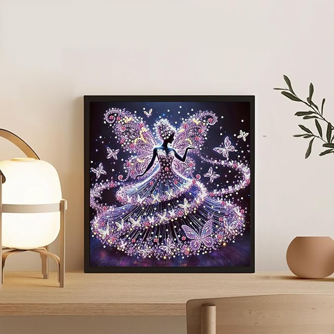 Woman Diamond Art Kits for Adults Special Shape Diamond Painting