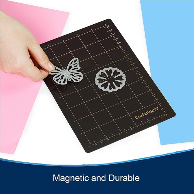 6 x 9 Magnetic Shim with Popular Card Size Grids Die Cutting Accessaries 2 Shims