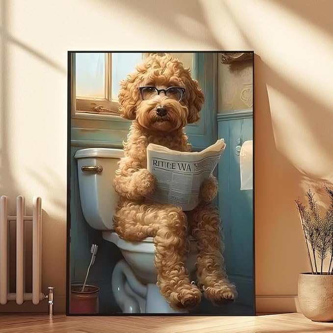 Diamond Art Kits for Adults,funny Dog Square Diamond Painting Kits 12x16in