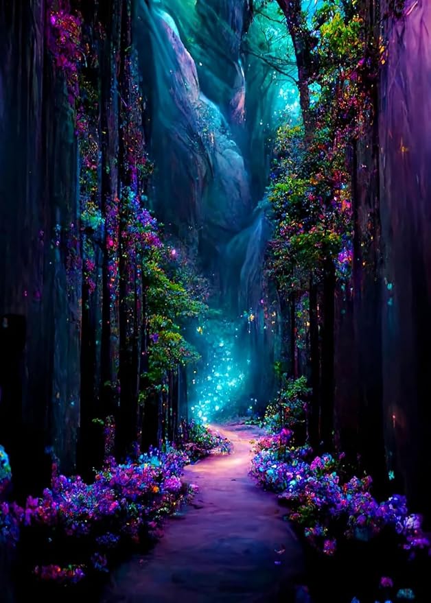 5D Diamond Painting Kits for Adults, Tree Cross Diamond Art Kits for Adults