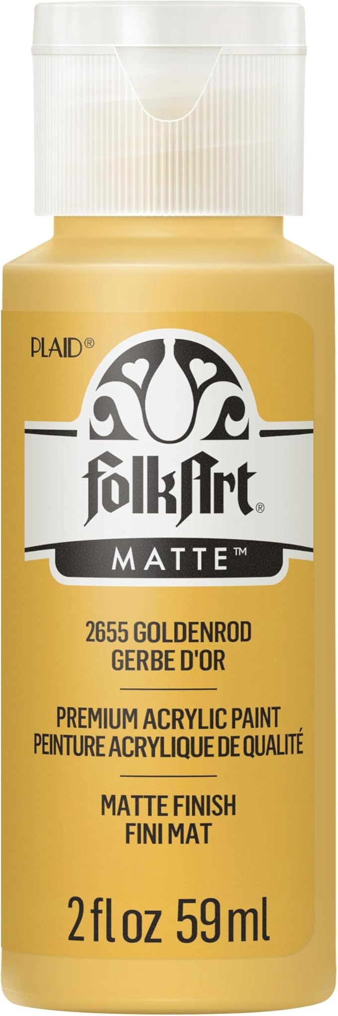 FolkArt Acrylic Paint, 2 oz, Goldenrod