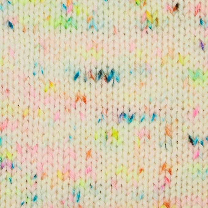 KnitPro Symfonie Fingering Weight Merino Wool Yarn 100g, Neon Confetti