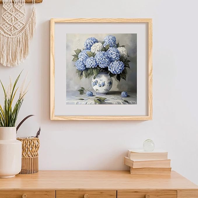 Diamond Art Kits for Adults,Hydrangea Diamond Painting Kits 12 x 12in