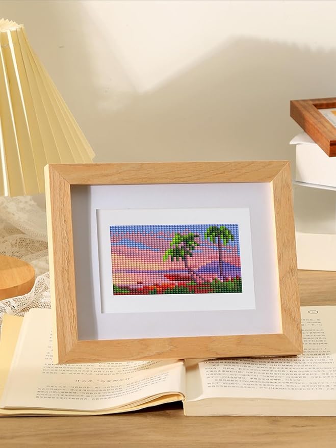 PeakLuv Small Diamond Art Kits Landscape Mini Diamond Painting for Adults
