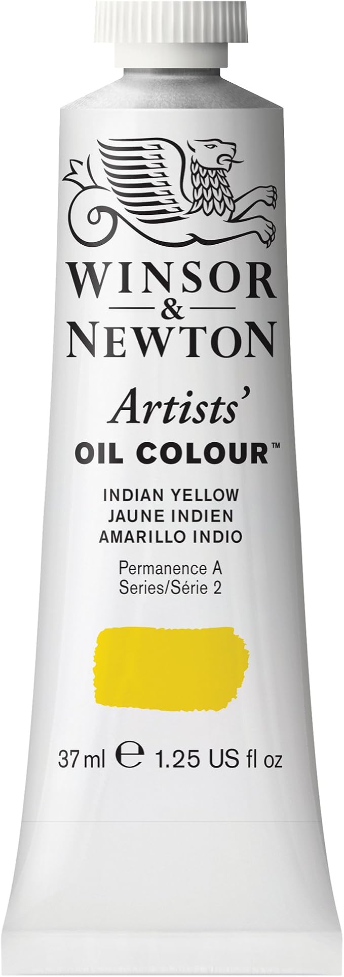 Winsor & Newton Artists' Oil Paint, 37ml Tube, Indian Yellow