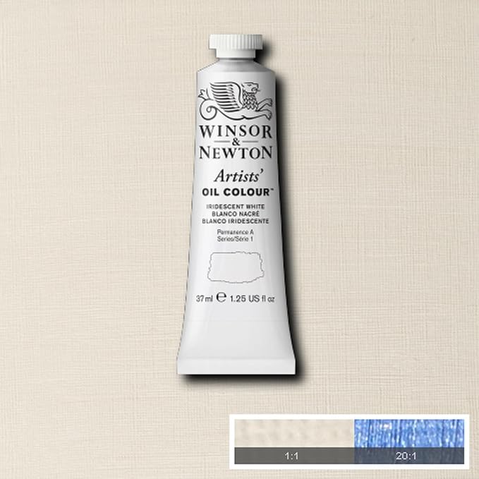 Winsor & Newton Artists' Oil Paint, 37ml Tube, Iridescent White