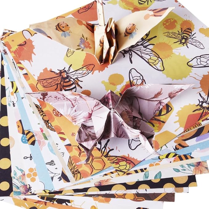 6x6" Origami Paper,100Sheets Double Sided Colored Paper,Square Craft Paper