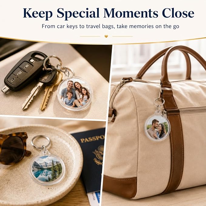 Homoyoyo Acrylic Photo Frame Keychain
