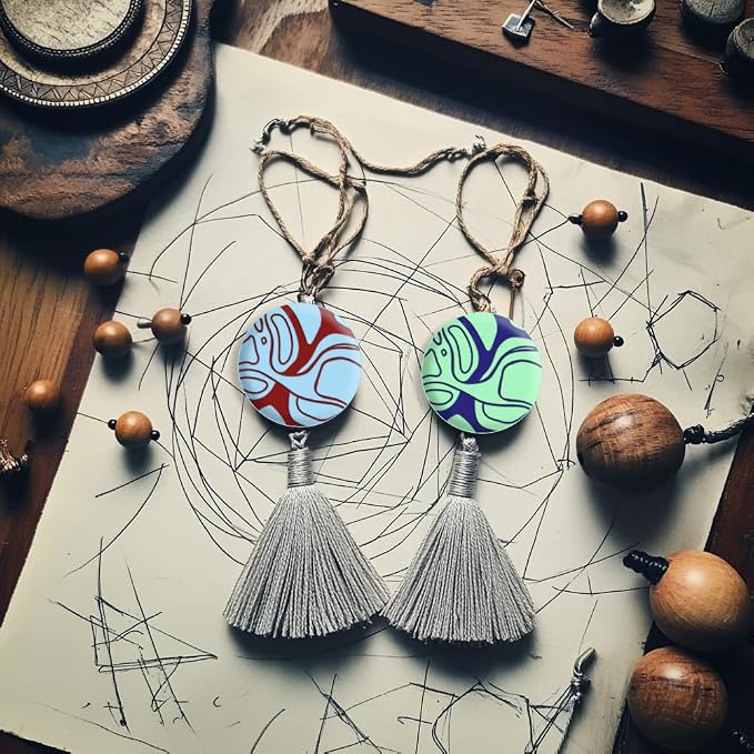 CHGCRAFT 4 Pcs 4 Styles Wood Print Polymer Clay Texture Sheets Marble Silicone Texture Stamp Clay Texture Mat Modeling Pattern Pad Texture Sheets for Making Earrings Jewerly, 5.5x5.5 inch