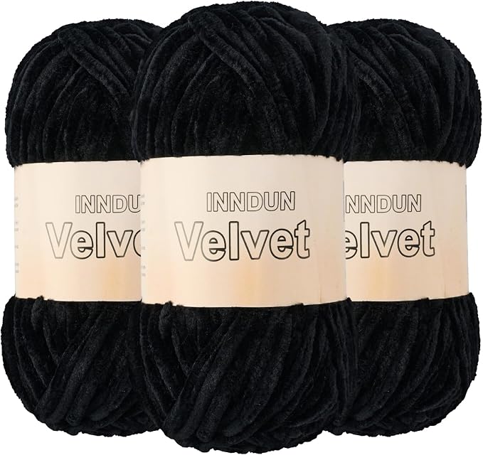 Soft Velvet Chenille Yarn for Crocheting, Super Bulky Yarn for Blankets