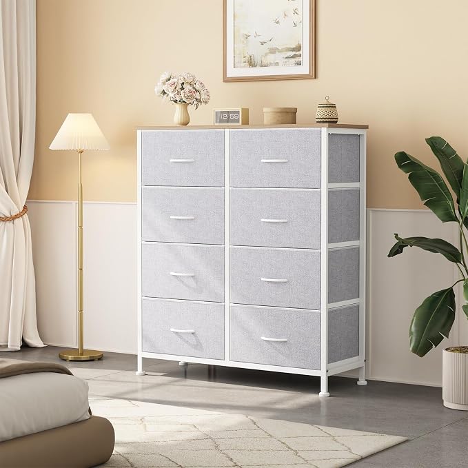 OLIXIS 8 Drawer Storage Dresser for Bedroom, Closet Organizers Units