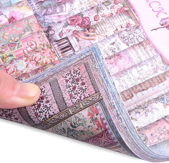 Origami Paper 50 Sheets, 6-Inch Square Double Sided Colored Craft Paper | 70GSM colorful paper,50 Vivid Pattern Origami Kit,DIY Hand Crafts,Arts Creativity,Easy to Fold,No-Fading.Flower Fairy
