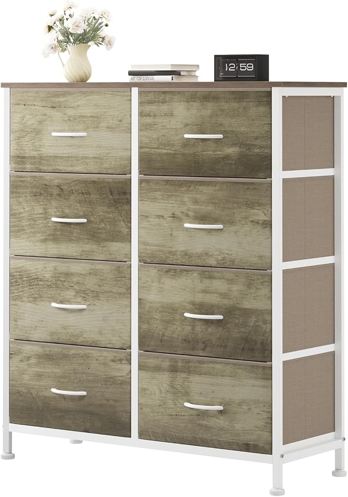 OLIXIS 8 Drawer Storage Dresser for Bedroom, Closet Organizers Units