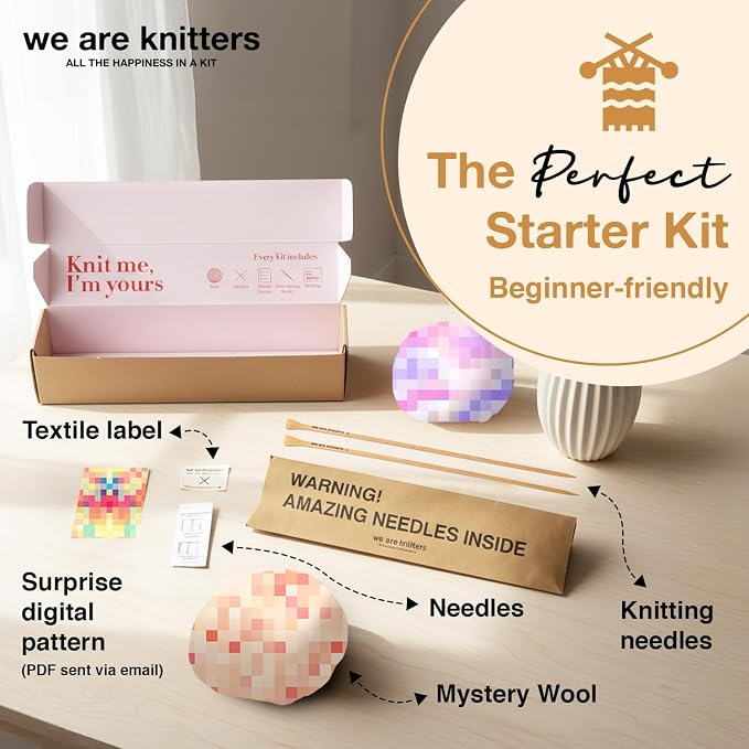 We Are Knitters Mystery Baby Blanket: My First Kit