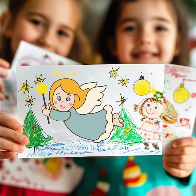 36 Sheets Christmas Stickers, Christmas Crafts Make Your Own DIY Stickers for Holiday Games Gifts Party Supplies