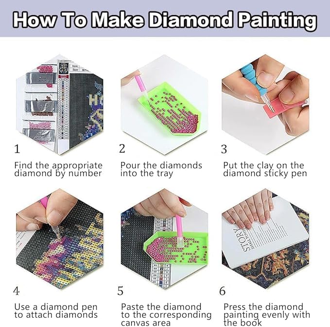 HHMATITS Tree Diamond Art Kits for Adults, Diamond Painting Kits 12×16IN