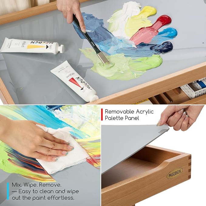 MEEDEN Extra Large Art Supplies Storage Cart: 5-Tier Utility Rolling Cart