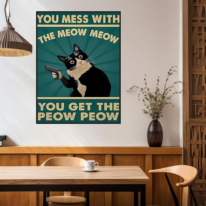 Benjenes Funny Cat Diamond Art Kits for Adults, Diamond Painting Kits