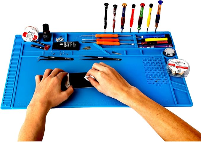 Kaisi S180 Large Silicone Soldering Mat Magnetic Repair Work Mat