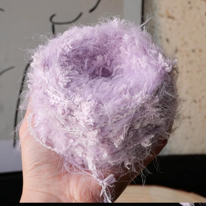 Artisanal Yarn Fancy Yarn Multifiber Blended Yarn Novelty Colorful Soft